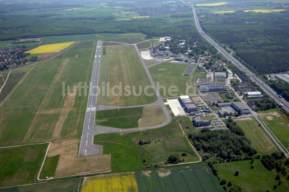 Luftaufnahme Braunschweig - Flughafen Braunschweig - Wolfsburg