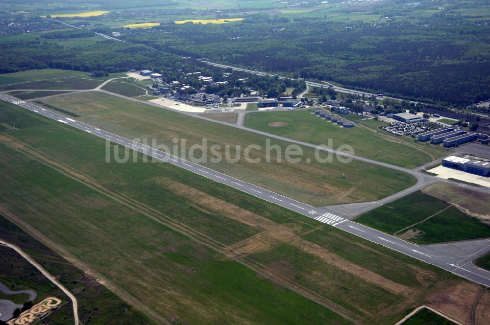 Braunschweig von oben - Flughafen Braunschweig - Wolfsburg