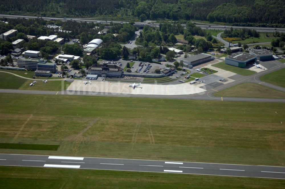 Braunschweig von oben - Flughafen Braunschweig - Wolfsburg