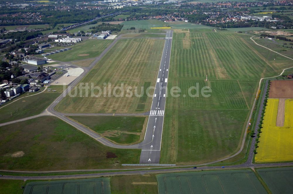 Luftaufnahme Braunschweig - Flughafen Braunschweig - Wolfsburg