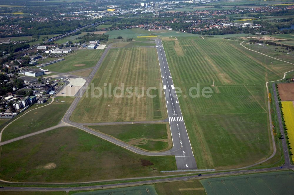 Braunschweig von oben - Flughafen Braunschweig - Wolfsburg