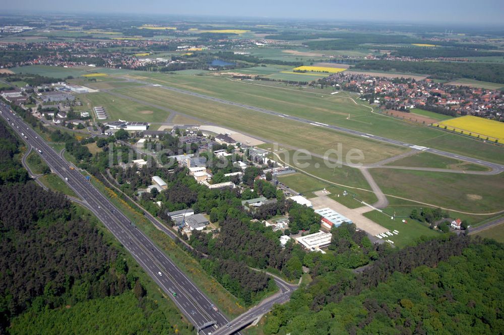 Luftbild Braunschweig - Flughafen Braunschweig - Wolfsburg