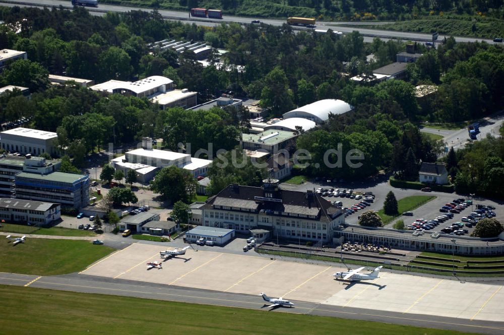 Braunschweig von oben - Flughafen Braunschweig - Wolfsburg