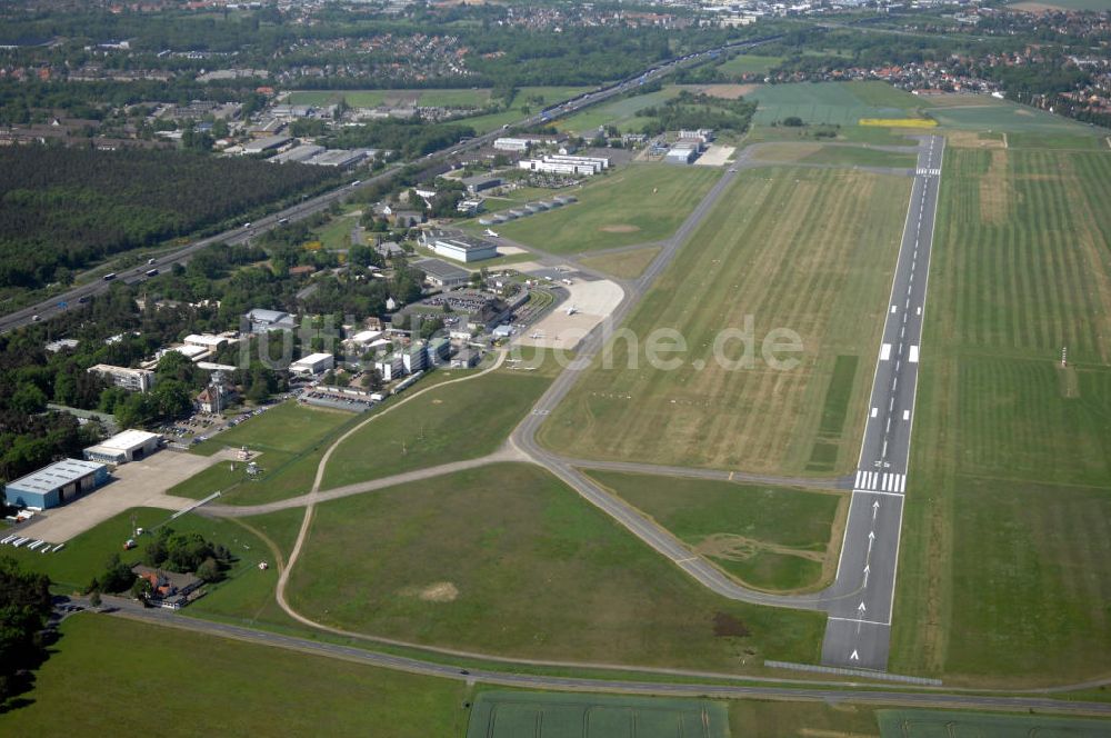 Luftaufnahme Braunschweig - Flughafen Braunschweig - Wolfsburg