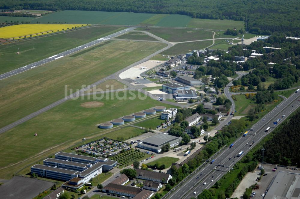 Braunschweig von oben - Flughafen Braunschweig - Wolfsburg