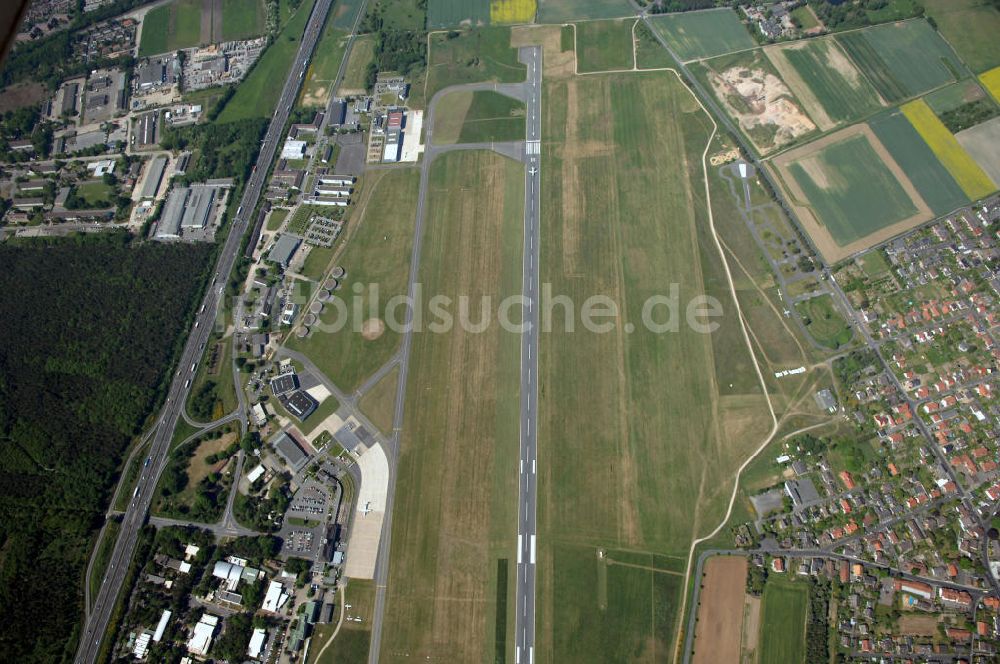 Braunschweig von oben - Flughafen Braunschweig - Wolfsburg