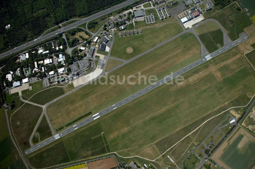 Braunschweig von oben - Flughafen Braunschweig - Wolfsburg