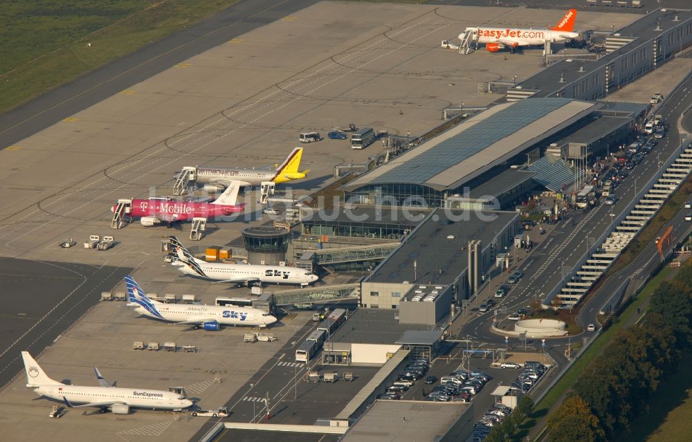 Luftbild Dortmund - Flughafen Dortmund im Bundesland Nordrhein-Westfalen