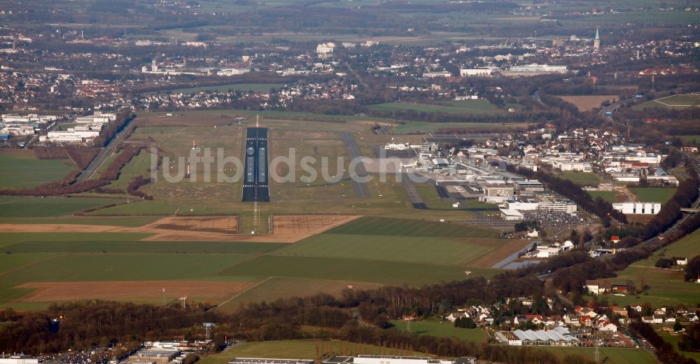 Dortmund aus der Vogelperspektive: Flughafen Dortmund im Bundesland Nordrhein-Westfalen