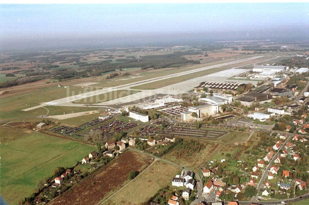 Dresden - Klotsche von oben - Flughafen Dresden Klotsche