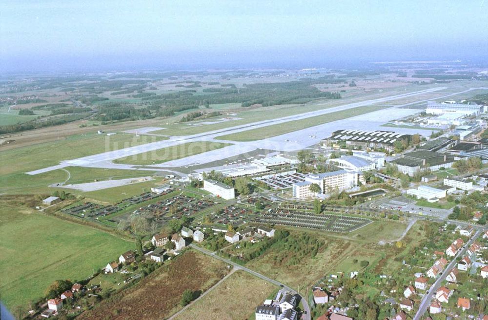 Dresden - Klotsche aus der Vogelperspektive: Flughafen Dresden Klotsche