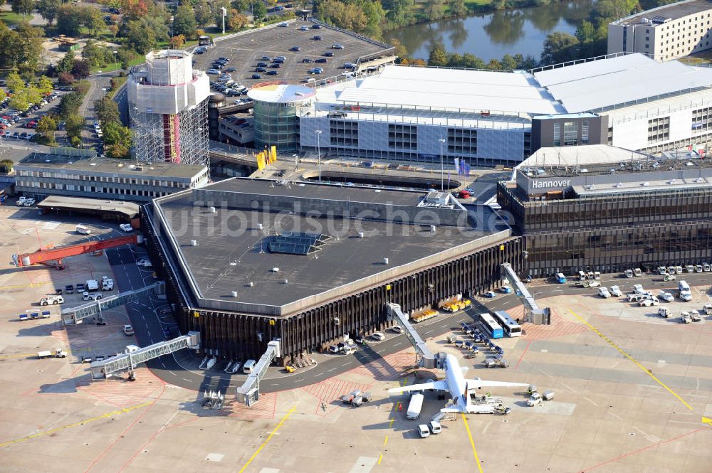 Luftaufnahme Hannover Langenhagen - Flughafen Hannover