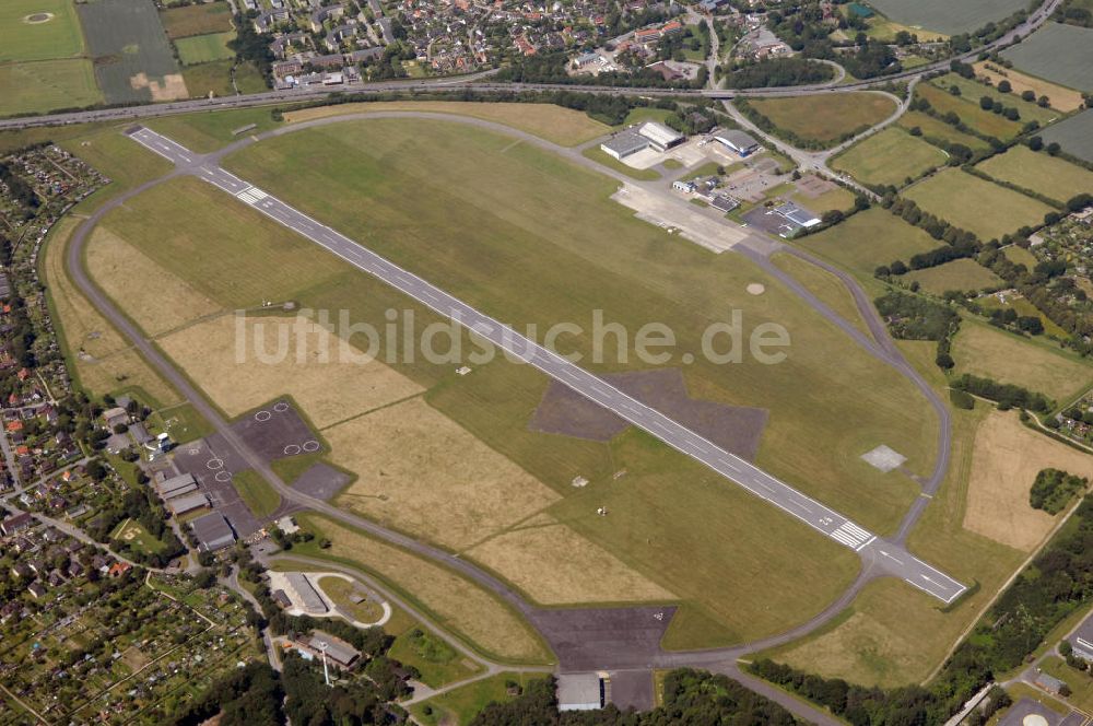 Luftaufnahme Kiel - Flughafen Kiel in Schleswig-Holstein