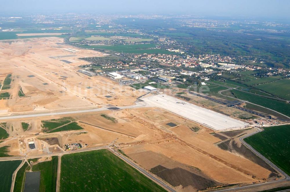 Leipzig von oben - Flughafen Leipzig - Halle