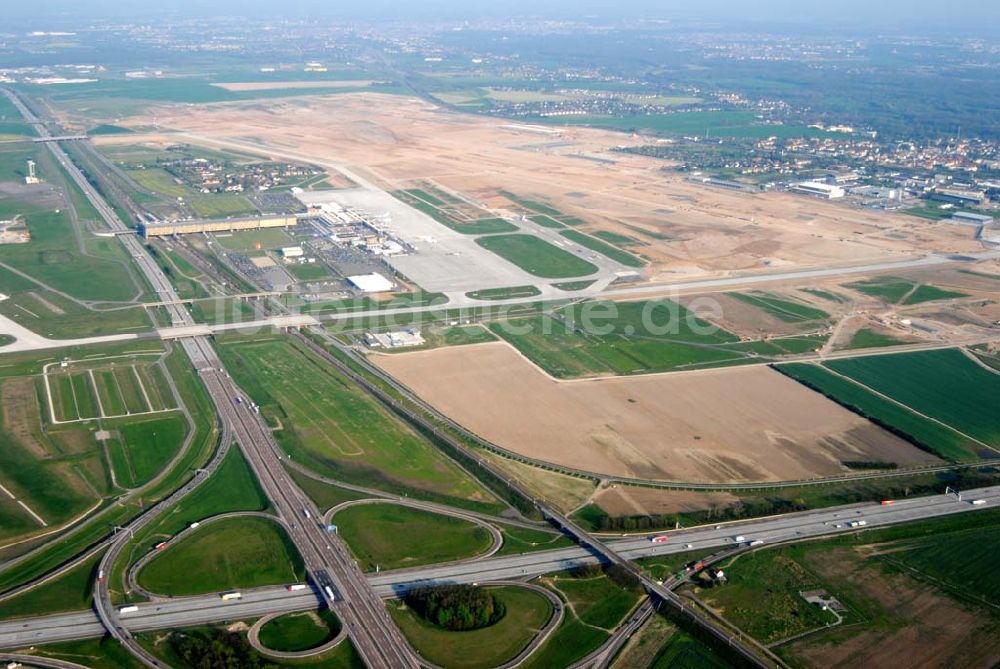 Luftbild Leipzig - Flughafen Leipzig - Halle