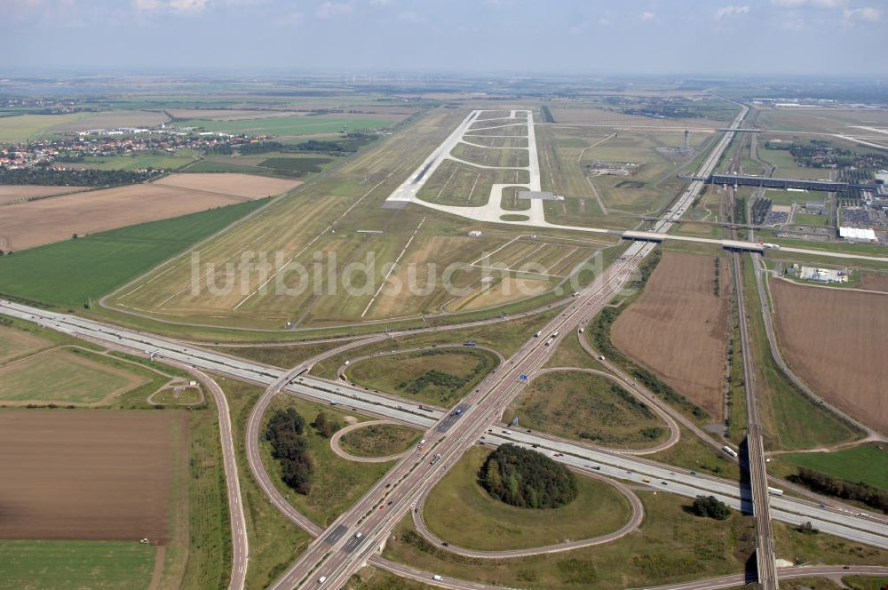 Luftaufnahme Leipzig-Schkeuditz - Flughafen Leipzig - Halle