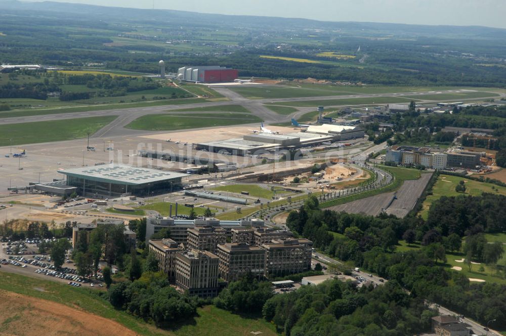 Luxemburg von oben - Flughafen Luxemburg