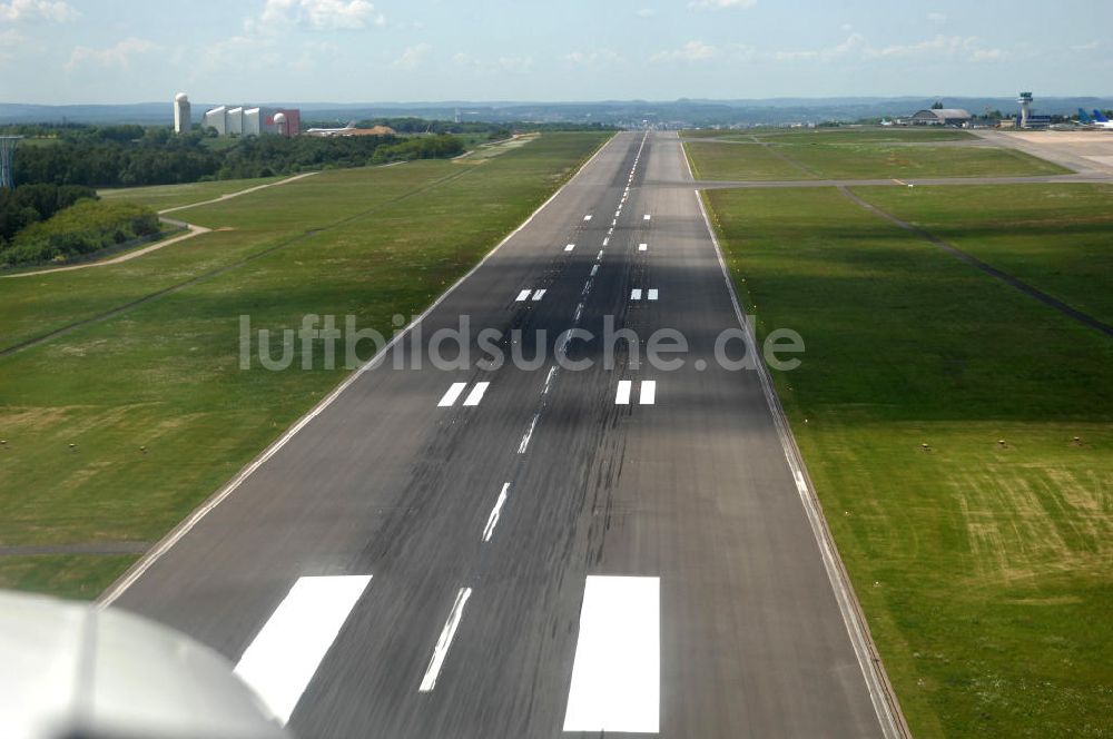 Luxemburg von oben - Flughafen Luxemburg