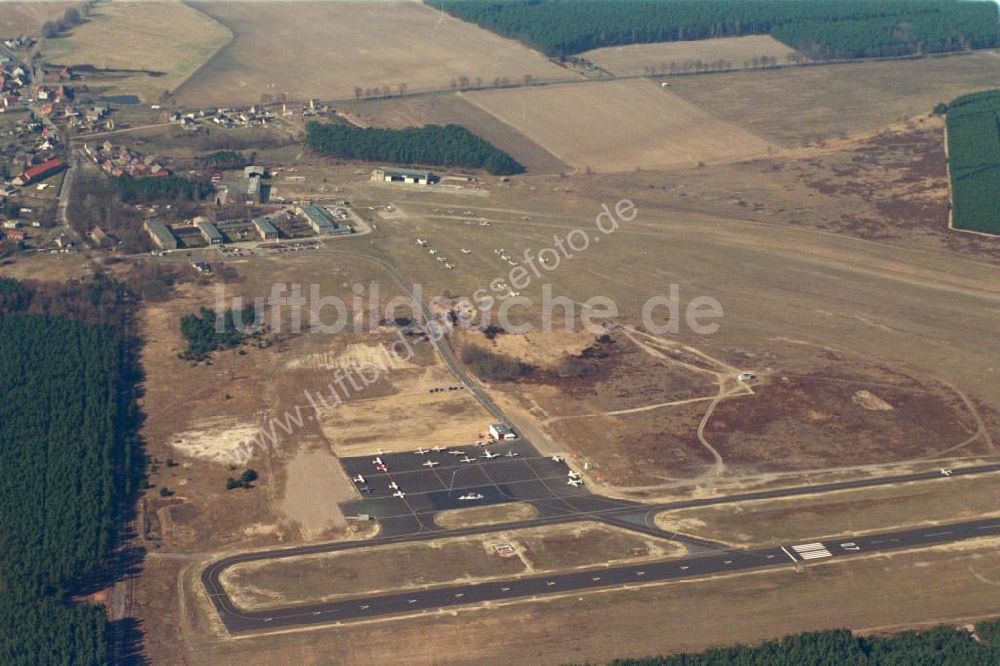 Berlin / Brandenburg von oben - Flughafen Schönhagen Brandenburg