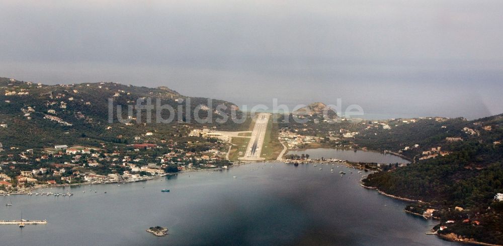 Luftbild Skiathos - Flughafen; Skiathos