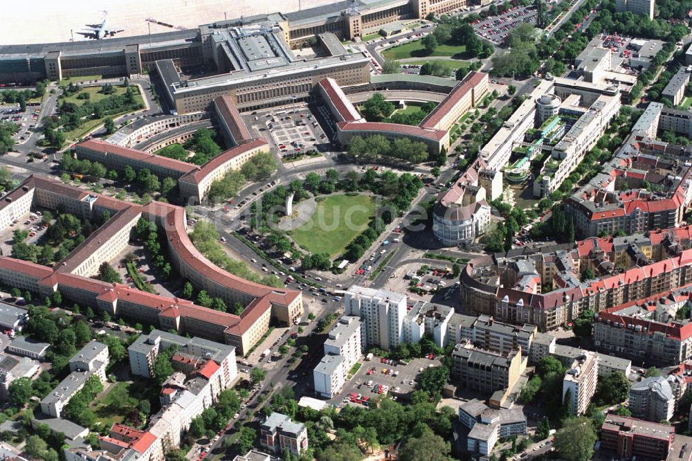 Luftbild Berlin Tempelhof - Flughafen Tempelhof