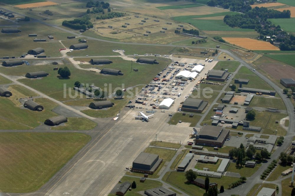 Ahlhorn aus der Vogelperspektive: Flugplatz der Ahlhorner Heide in Ahlhorn im Bundesland Niedersachsen, Deutschland