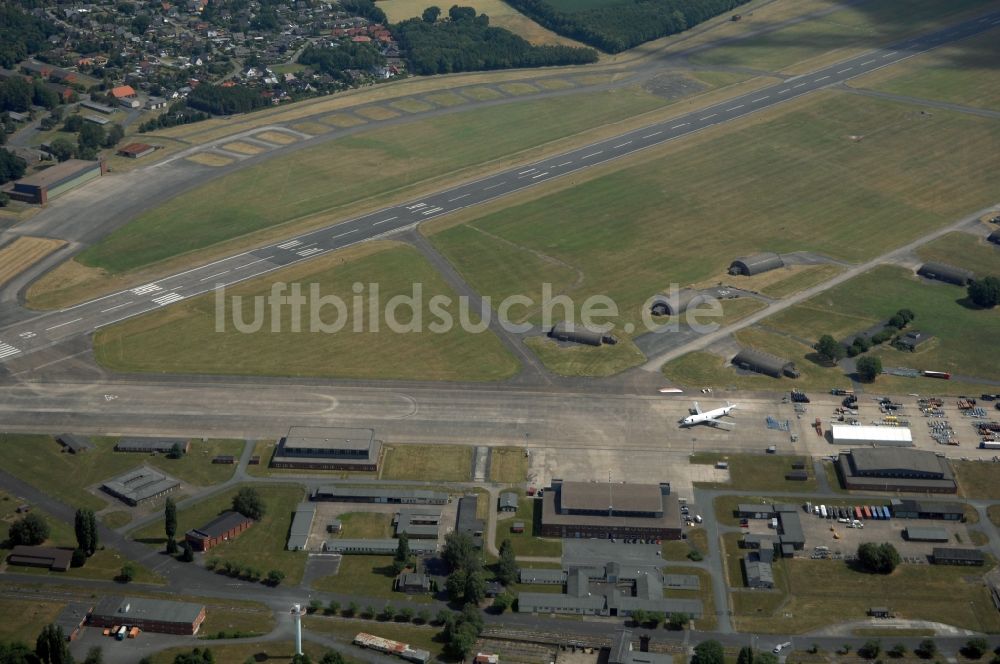 Ahlhorn von oben - Flugplatz der Ahlhorner Heide in Ahlhorn im Bundesland Niedersachsen, Deutschland