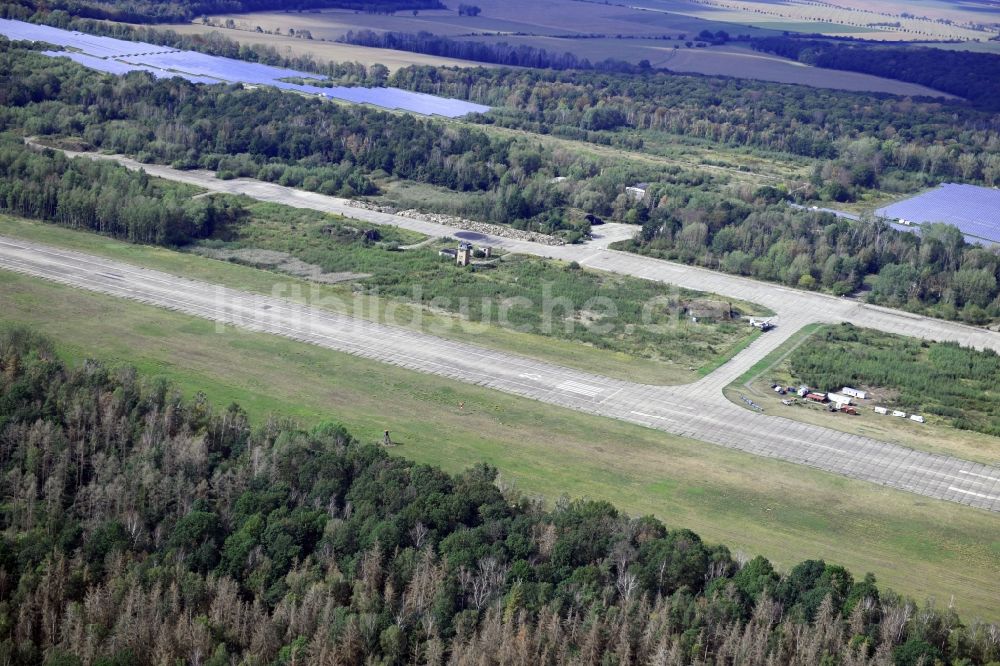 Luftaufnahme Allstedt - Flugplatz in Allstedt im Bundesland Sachsen-Anhalt, Deutschland