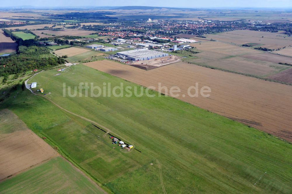 Bad Langensalza aus der Vogelperspektive: Flugplatz Bad Langensalza in Thüringen