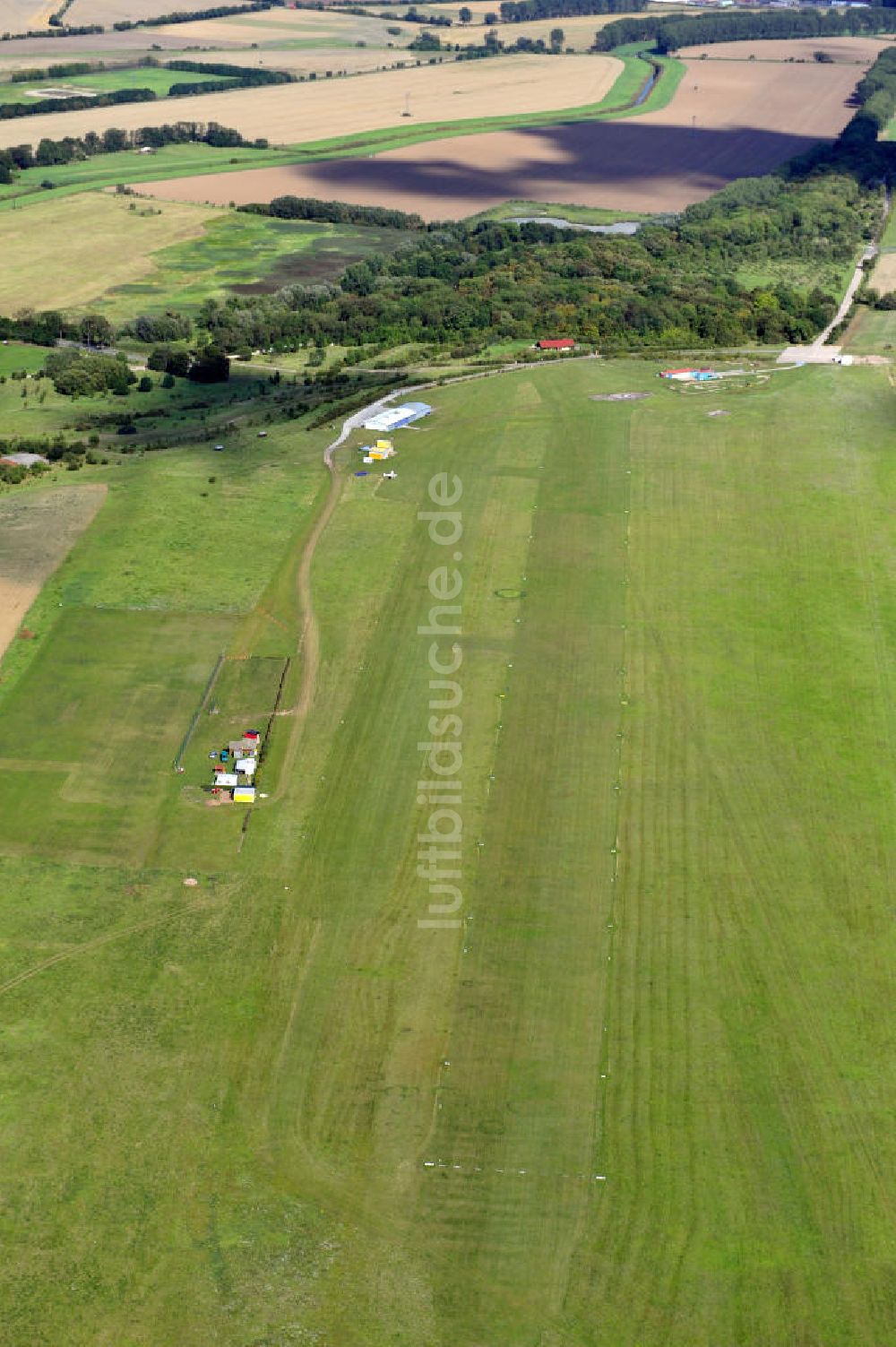 Luftaufnahme Bad Langensalza - Flugplatz Bad Langensalza in Thüringen