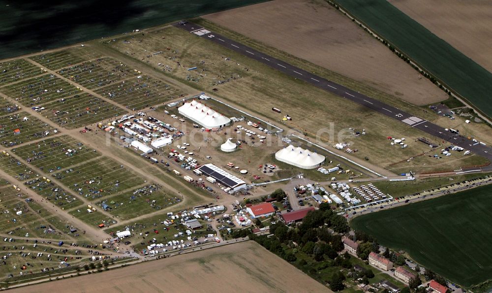 Luftbild Ballenstedt - Flugplatz Ballenstedt-Quedlinburg in Sachsen-Anhalt