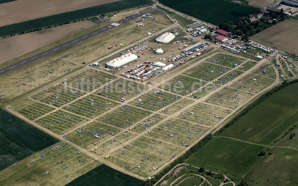 Luftbild Ballenstedt - Flugplatz Ballenstedt-Quedlinburg in Sachsen-Anhalt