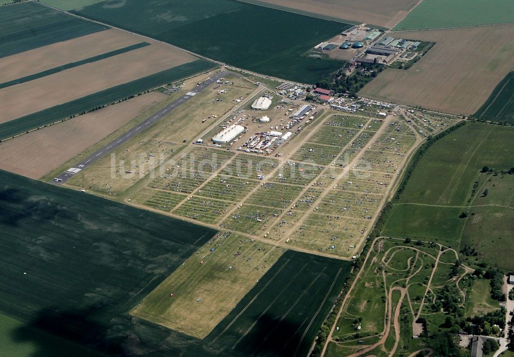 Luftaufnahme Ballenstedt - Flugplatz Ballenstedt-Quedlinburg in Sachsen-Anhalt