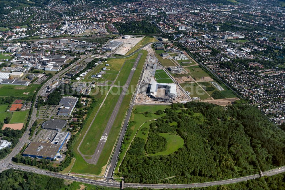 Luftaufnahme Freiburg im Breisgau - Flugplatz (EDTF) in Freiburg im Breisgau im Bundesland Baden-Württemberg, Deutschland