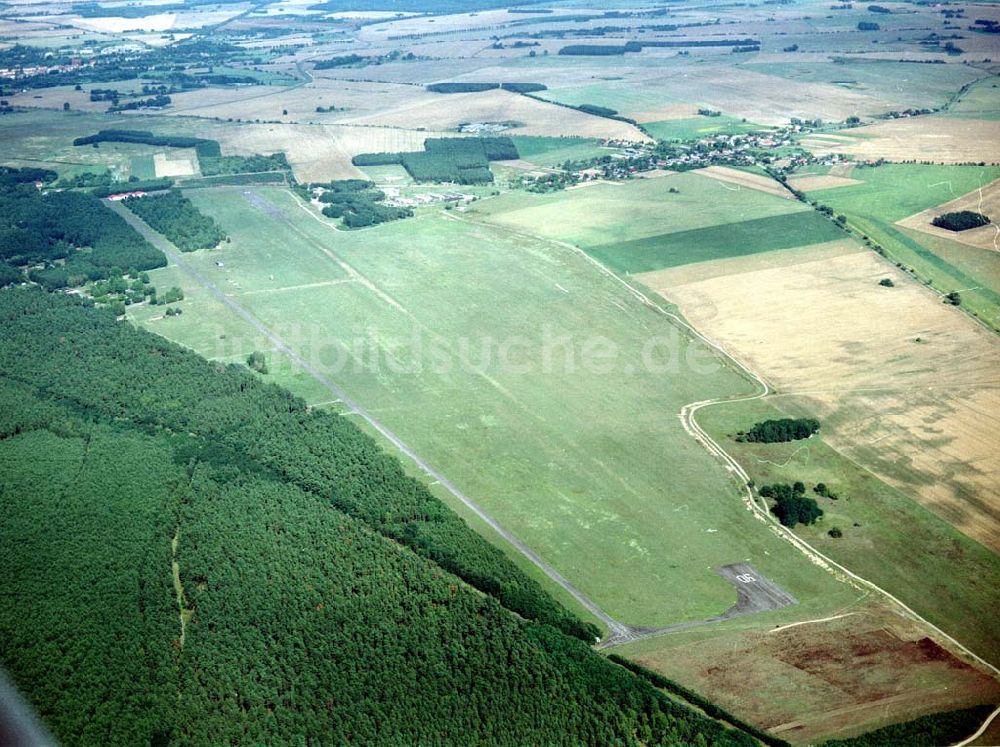 Luftbild Eggersdorf / Brandenburg - Flugplatz Eggersdorf in Brandenburg