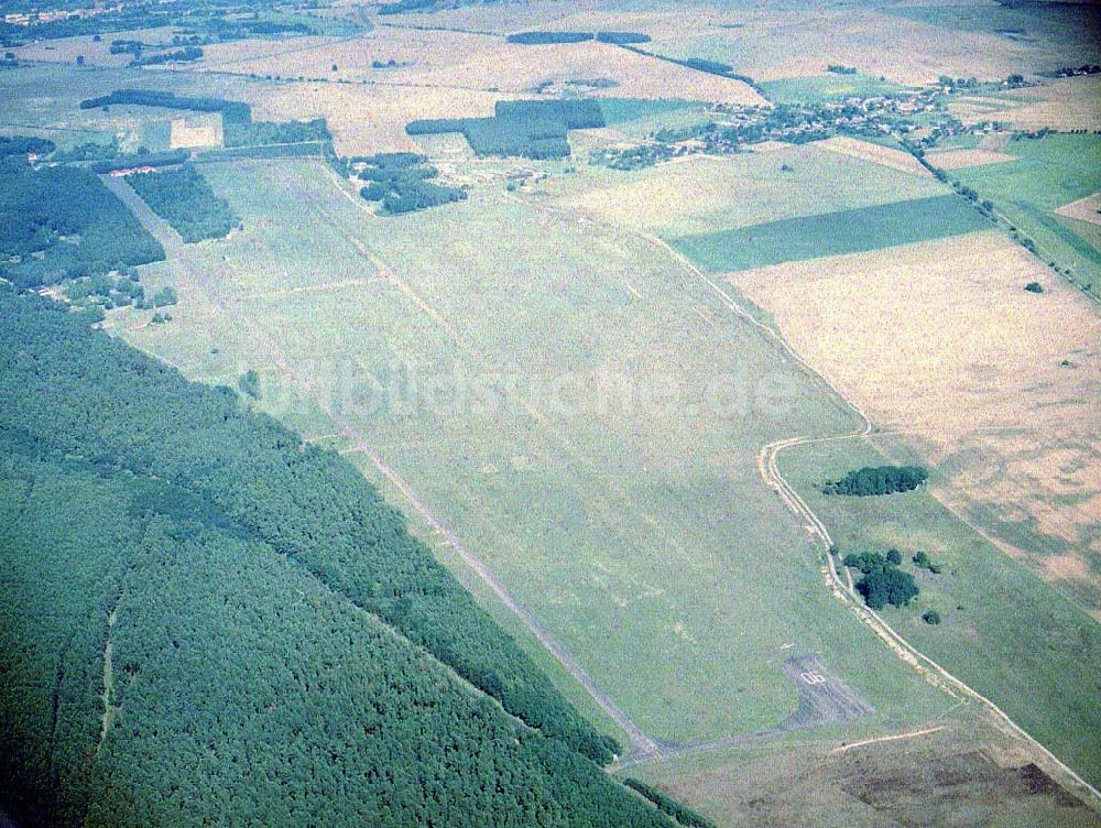 Luftaufnahme Eggersdorf / Brandenburg - Flugplatz Eggersdorf in Brandenburg