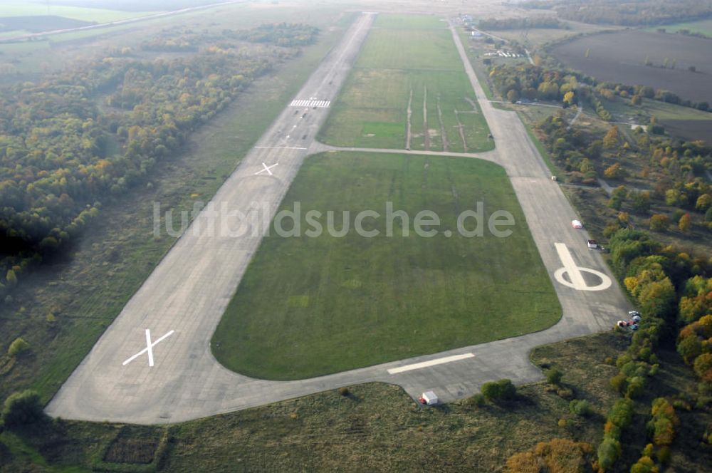 Luftaufnahme Eisenach - Flugplatz Eisenach - Kindel in Thüringen