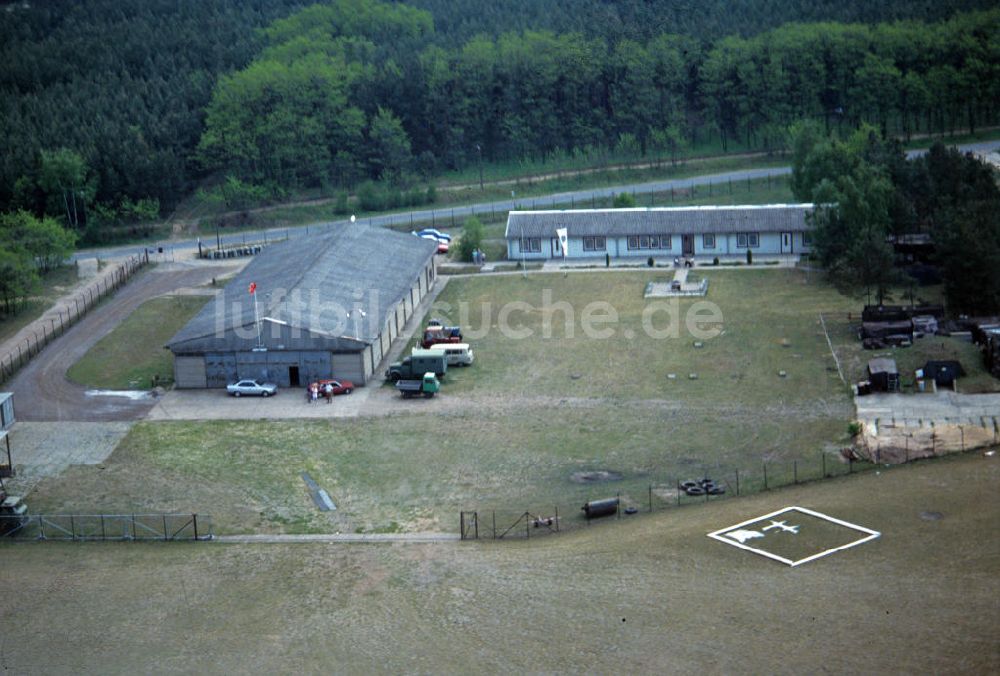 Luftbild Eisenhüttenstadt - Flugplatz Eisenhüttenstadt