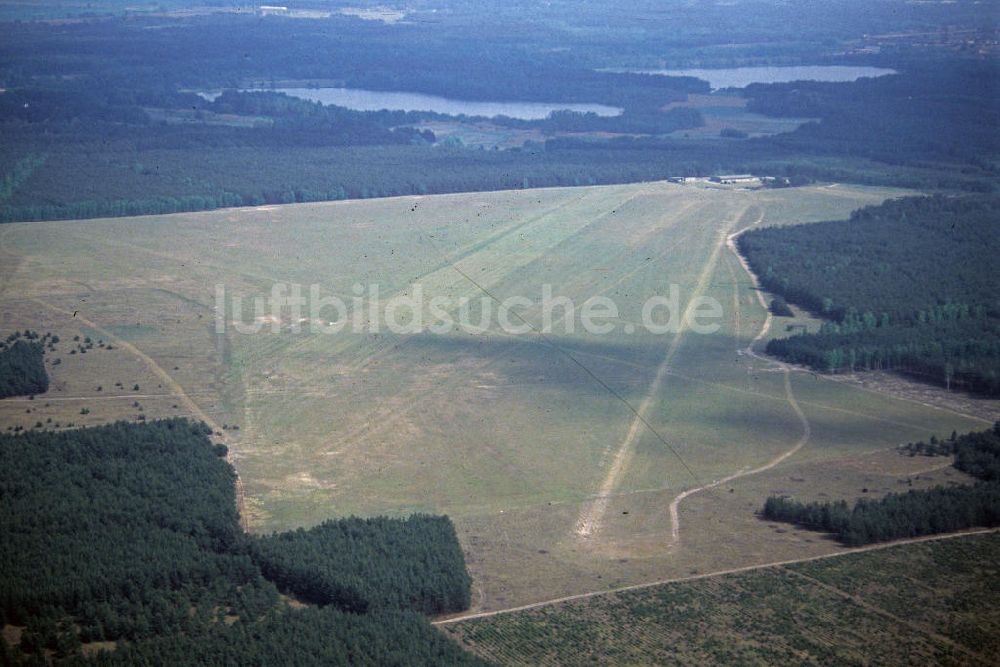 Luftaufnahme Eisenhüttenstadt - Flugplatz Eisenhüttenstadt