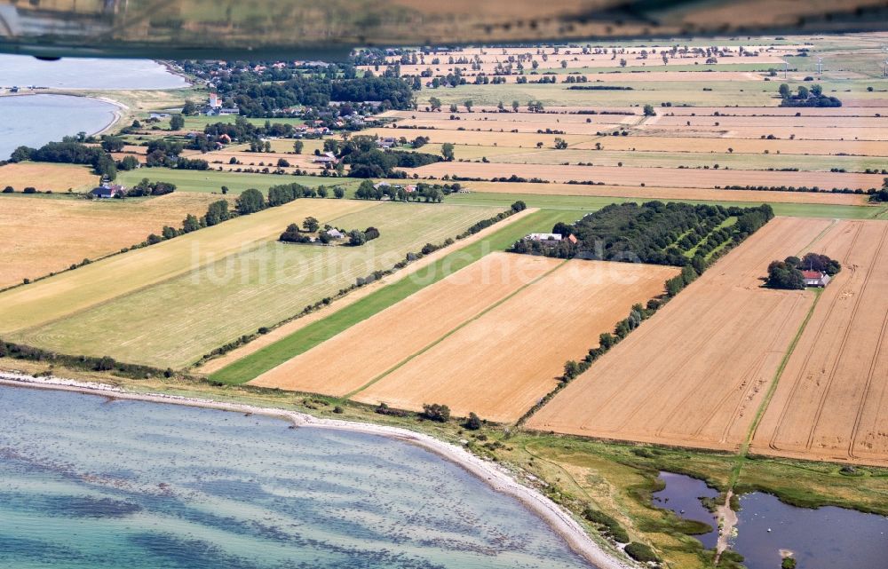 Endelave aus der Vogelperspektive: Flugplatz von Endelave in Dänemark