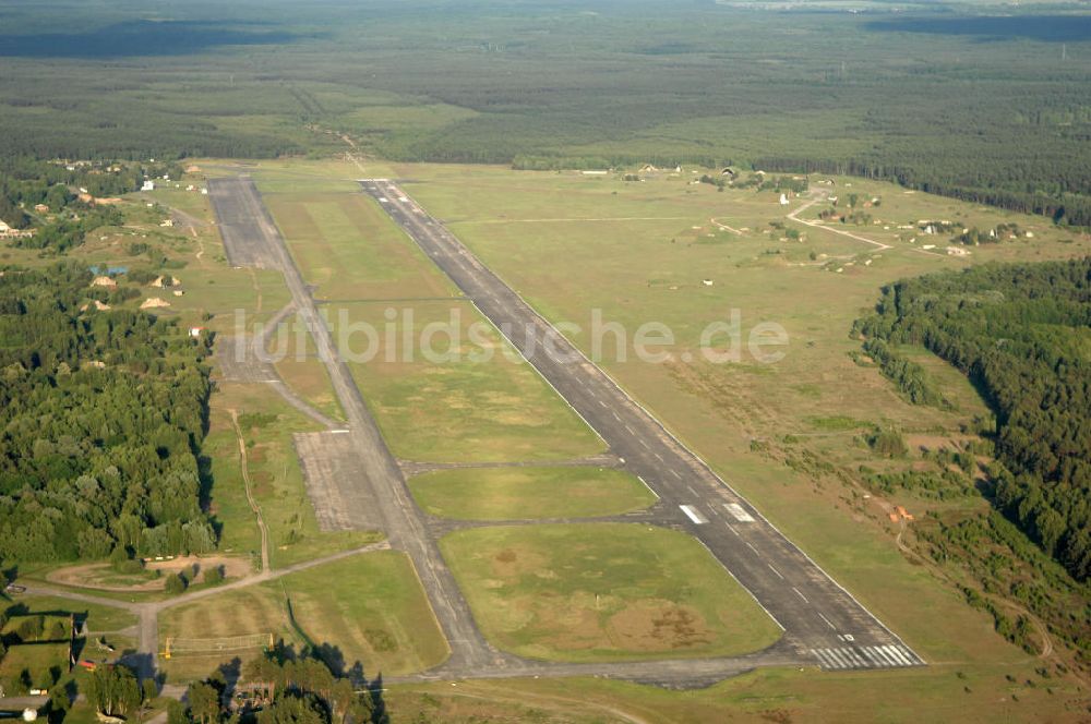 Luftbild Eberswalde - Flugplatz Finow bei Eberswalde