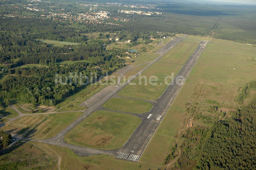 Luftbild Eberswalde - Flugplatz Finow bei Eberswalde