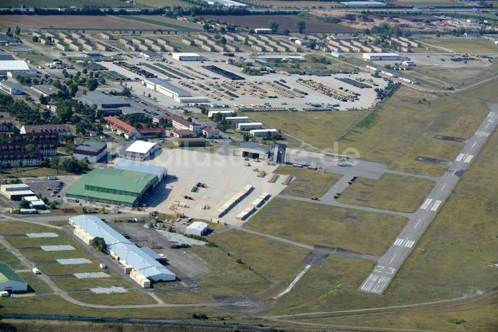 Mannheim von oben - Flugplatz der Flugplatz Coleman in Mannheim im Bundesland Baden-Württemberg