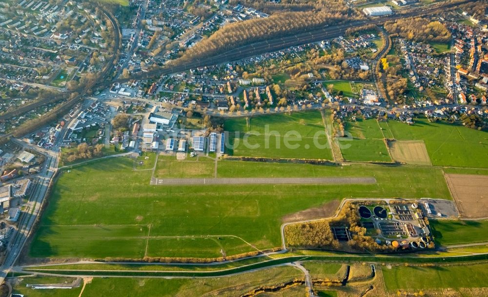 Luftbild Hamm - Flugplatz Heessen in Hamm im Bundesland Nordrhein-Westfalen, Deutschland