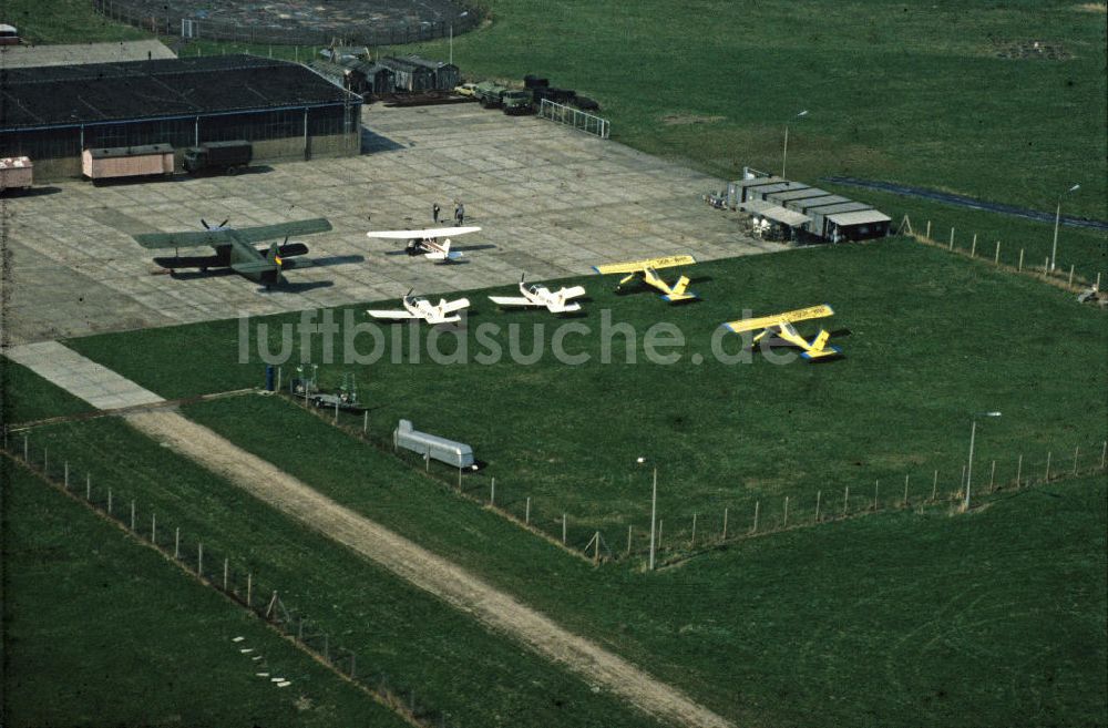 Luftbild Jahnsdorf - Flugplatz Jahnsdorf bei Chemnitz