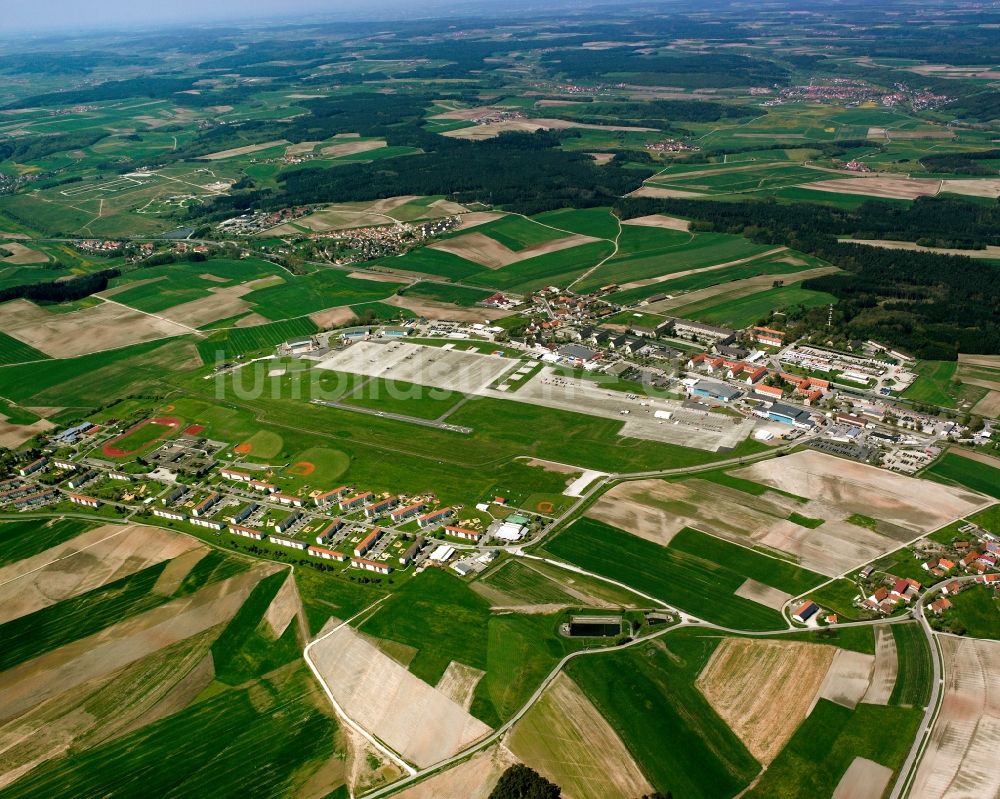 Luftaufnahme Katterbach - Flugplatz in Katterbach im Bundesland Bayern, Deutschland