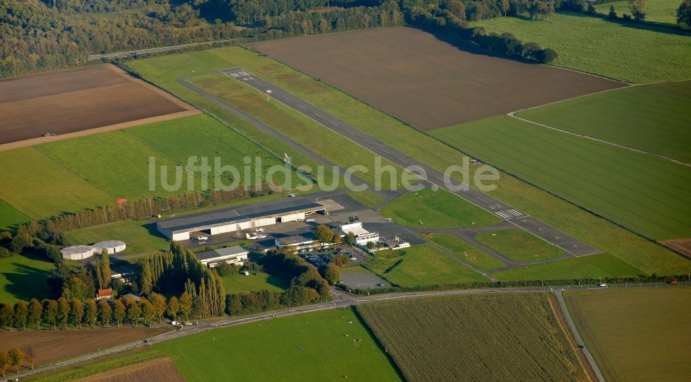 Luftaufnahme Marl - Flugplatz Lohmuehle in Marl im Bundesland Nordrhein-Westfalen