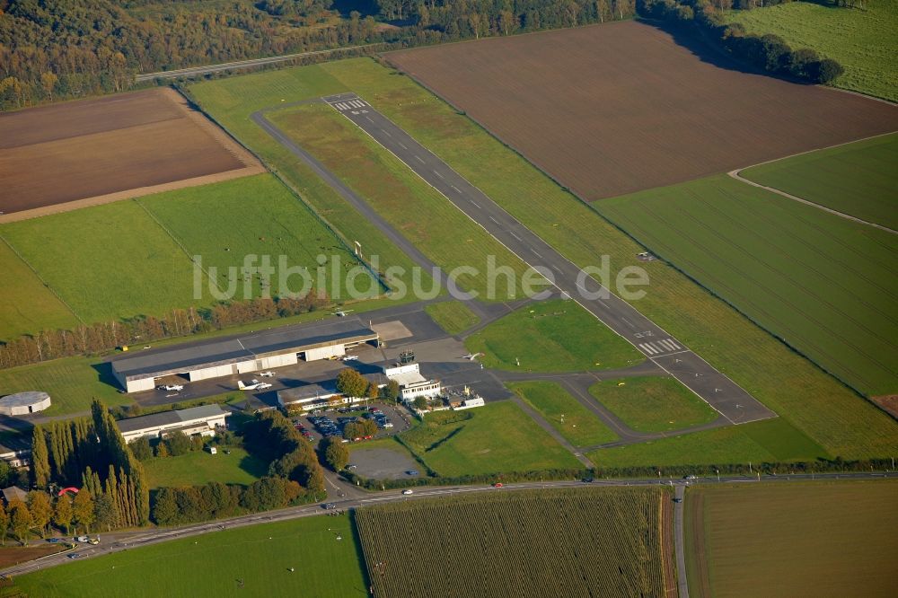 Marl von oben - Flugplatz Lohmuehle in Marl im Bundesland Nordrhein-Westfalen