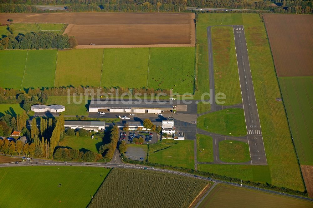 Marl aus der Vogelperspektive: Flugplatz Lohmuehle in Marl im Bundesland Nordrhein-Westfalen