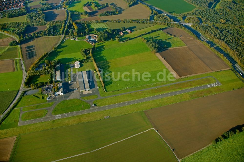 Luftaufnahme Marl - Flugplatz Lohmuehle in Marl im Bundesland Nordrhein-Westfalen